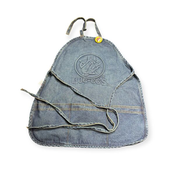 Buc-ee's Denim Blue Apron Cooking Wear Texas Rare Apron Adjustable Size BNWT